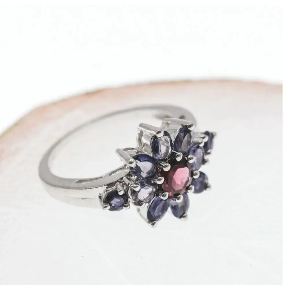 925 Sterling Silver Spinel & Tanzanite 